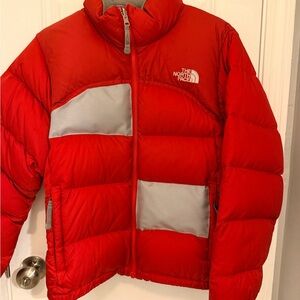 THE NORTH FACE 700 RED PUFFER WINTER JACKET COAT WOMENS SIZE small